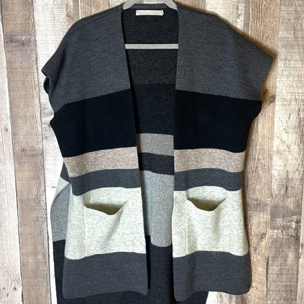 One Grey Day Sweater Vest Cardigan